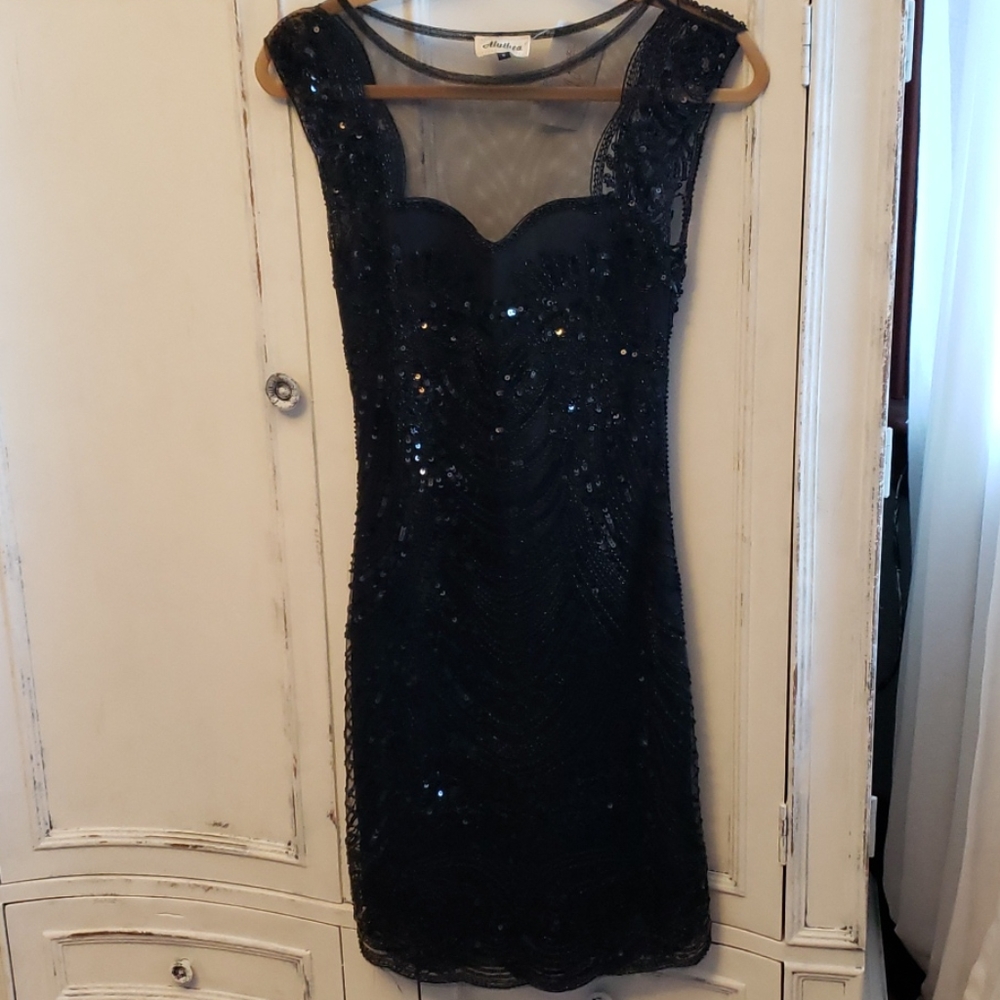New beaded dress Sheer Back